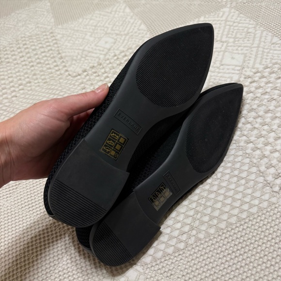 Everlane 40-Hour Flats ReKnit Black Ballet Flat 8.5 Like New - Picture 10 of 10